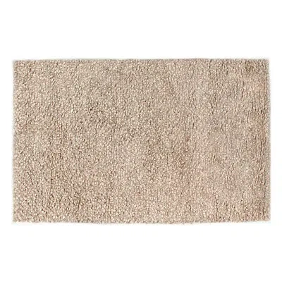Exquisite Rugs Wool Shaggy Hand-knotted New Zealand Wool Beige Area Rug In Brown