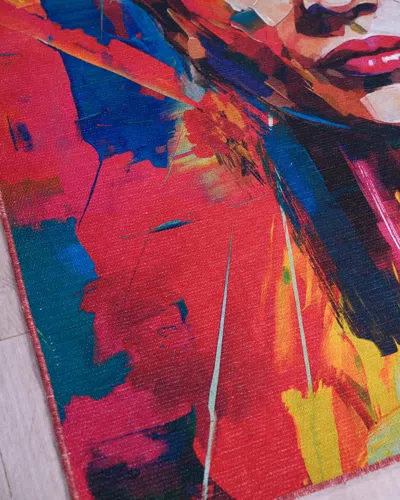 Exquisite Rugs X Frida Kahlo Red/multi Rug