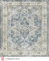 EXQUISITE RUGS X THE MET ANTIQUE LOOM BLUE & BEIGE RUG, 12' X 15'