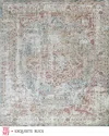 Exquisite Rugs X The Met Antique Loom Rust & Light Blue Rug, 12' X 15' In Rust/light Blue