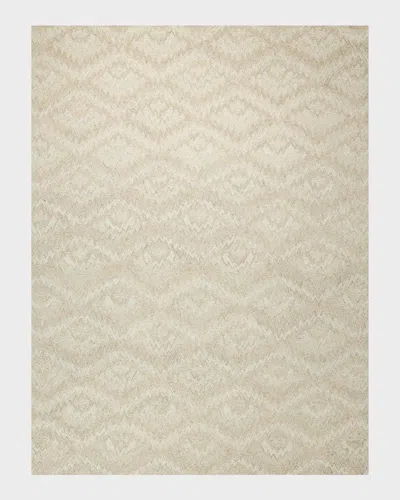 Exquisite Rugs X The Met Bargello Beige New Zealand Wool Hand-tufted Area Rug In Neutral