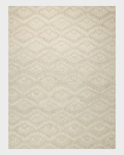 Exquisite Rugs X The Met Bargello Beige New Zealand Wool Hand-tufted Area Rug In Neutral
