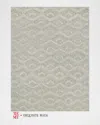 Exquisite Rugs X The Met Bargello Hand-tufted Gray Rug, 12' X 15' In Gray
