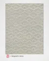 Exquisite Rugs X The Met Bargello Hand-tufted Gray Rug, 5' X 8' In Gray