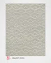 Exquisite Rugs X The Met Bargello Hand-tufted Gray Rug, 9' X 12' In Gray