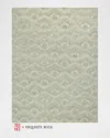Exquisite Rugs X The Met Bargello Hand-tufted Light Green Rug, 6' X 9' In Light Green
