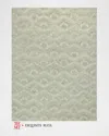 Exquisite Rugs X The Met Bargello Hand-tufted Light Green Rug, 9' X 12' In Light Green