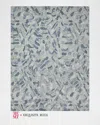 Exquisite Rugs X The Met Botanica Hand-tufted Blue Rug, 8' X 10' In Blue/ivory/multi