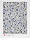 Exquisite Rugs X The Met Botanica Hand-tufted Navy/ivory Rug, 10' X 14' In Navy/ivory/multi