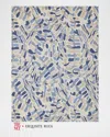 Exquisite Rugs X The Met Botanica Hand-tufted Navy/ivory Rug, 8' X 10' In Navy/ivory/multi