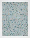 Exquisite Rugs X The Met Botanica Hand-tufted Turquoise Rug, 12' X 15' In Turquoise/ivory/multi