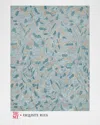 Exquisite Rugs X The Met Botanica Hand-tufted Turquoise Rug, 6' X 9' In Turquoise/ivory/multi