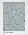Exquisite Rugs X The Met Botanica Hand-tufted Turquoise Rug, 9' X 12' In Turquoise/ivory/multi