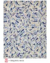 Exquisite Rugs X The Met Botanica Wool Area Rug In Blue