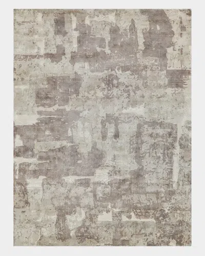 Exquisite Rugs X The Met Papyrus Beige Wool/bamboo Silk Handloomed Area Rug