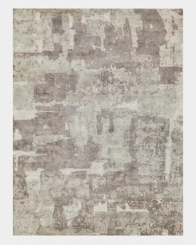 Exquisite Rugs X The Met Papyrus Beige Wool/bamboo Silk Handloomed Area Rug