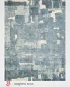 Exquisite Rugs X The Met Papyrus Hand-loomed Blue Rug, 9' X 12'