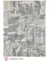 Exquisite Rugs X The Met Papyrus Wool-blend Area Rug In Gray