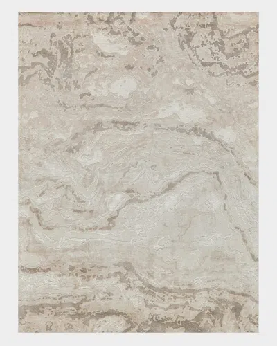 Exquisite Rugs X The Met Saccara Beige Wool/bamboo Silk Handloomed Area Rug