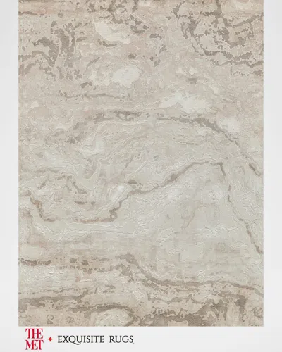 Exquisite Rugs X The Met Saccara Hand-loomed Beige Rug, 10' X 14'