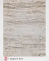 Exquisite Rugs X The Met Travertine Hand-loomed Beige Rug, 6' X 9'