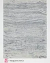 Exquisite Rugs X The Met Travertine Hand-loomed Silver Rug, 6' X 9'