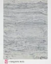 Exquisite Rugs X The Met Travertine Hand-loomed Silver Rug, 9' X 12'