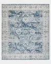 Exquisite Rugs X The Met Vintage Loom Blue & Beige Rug, 3' X 12' In Blue/beige