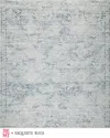 Exquisite Rugs X The Met Vintage Loom Light Blue & Blue Rug, 12' X 15' In Light Blue/blue