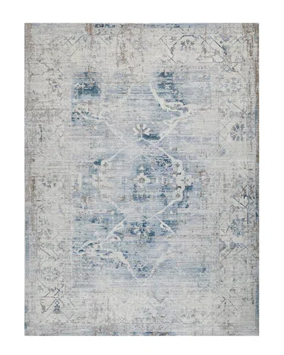 Exquisite Rugs X The Met Vintage Looms Power-loomed Rug In Blue