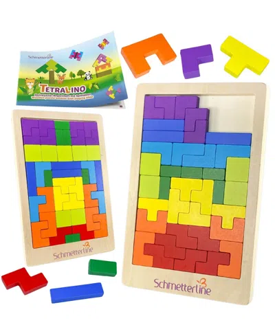 Extasticks Tetralino Double Premium Wooden Puzzle