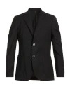 Exte Man Blazer Black Size 46 Polyester, Wool, Elastane