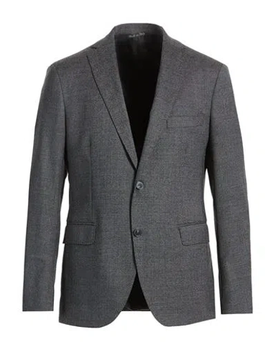 Exte Man Blazer Grey Size 48 Wool In Gray