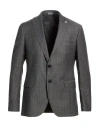 Exte Man Blazer Grey Size 48 Wool In Multi