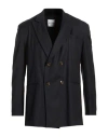 Exte Man Blazer Midnight Blue Size 42 Polyester, Wool, Viscose