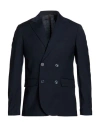 Exte Man Blazer Midnight Blue Size 48 Polyester, Viscose, Elastane In Blue