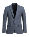 Exte Man Suit Jacket Navy Blue Size 40 Wool In Navy Blue