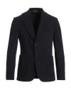 Exte Man Blazer Navy Size 38 Cotton, Polyester In Blue