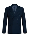 Exte Man Blazer Navy Size 38 Wool In Blue