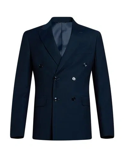 Exte Man Blazer Navy Size 38 Wool