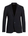 Exte Man Blazer Navy Size 48 Wool In Blue