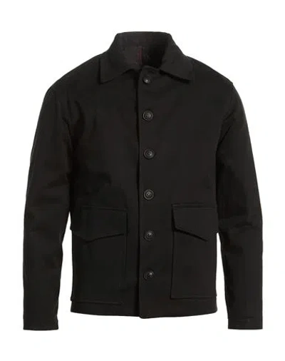 Exte Man Jacket Black Size 38 Cotton, Elastane