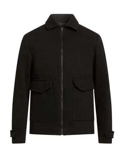Exte Man Jacket Black Size 38 Polyester, Viscose, Wool