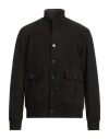 Exte Man Jacket Black Size 42 Polyester, Cotton