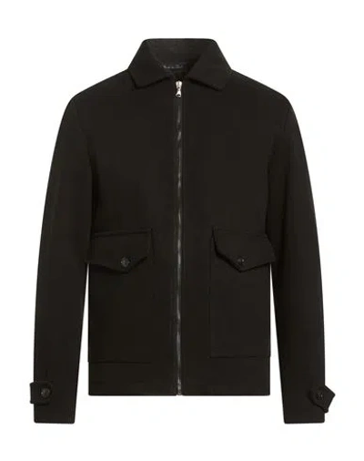Exte Man Jacket Black Size 42 Polyester, Viscose, Wool