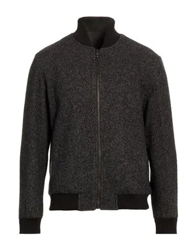 Exte Man Jacket Charcoal Size 42 Wool In Gray