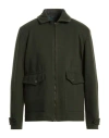 Exte Man Jacket Dark Green Size 46 Polyester, Viscose, Wool