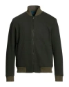 Exte Man Jacket Green Size 46 Polyester, Viscose, Wool