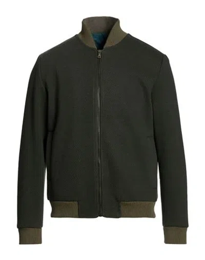 Exte Man Jacket Green Size 46 Polyester, Viscose, Wool