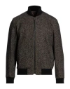 Exte Man Jacket Light Brown Size 46 Wool